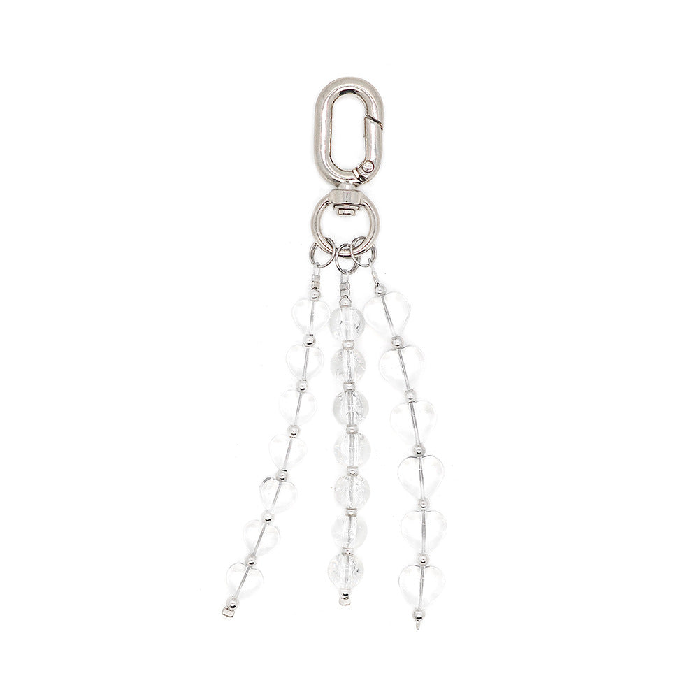 Wholesale Street Dopamine Colorful Beaded Keychain